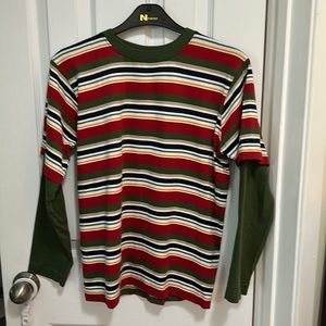 Woodland Brand Boys Long Sleeve Shirt, SZ 10, 100% Cotton EUC